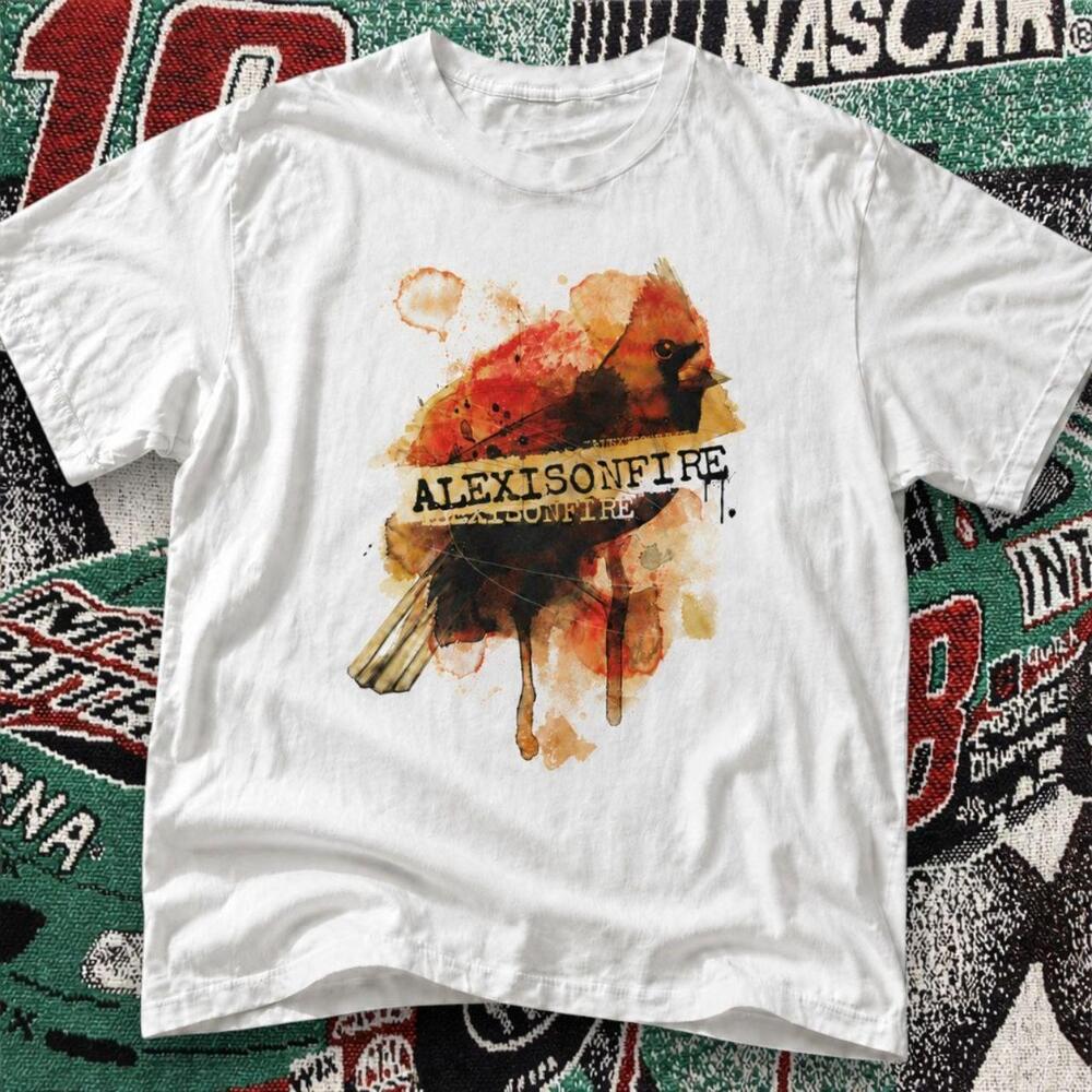Alexisonfire Bird Graphic Tee White Unisex